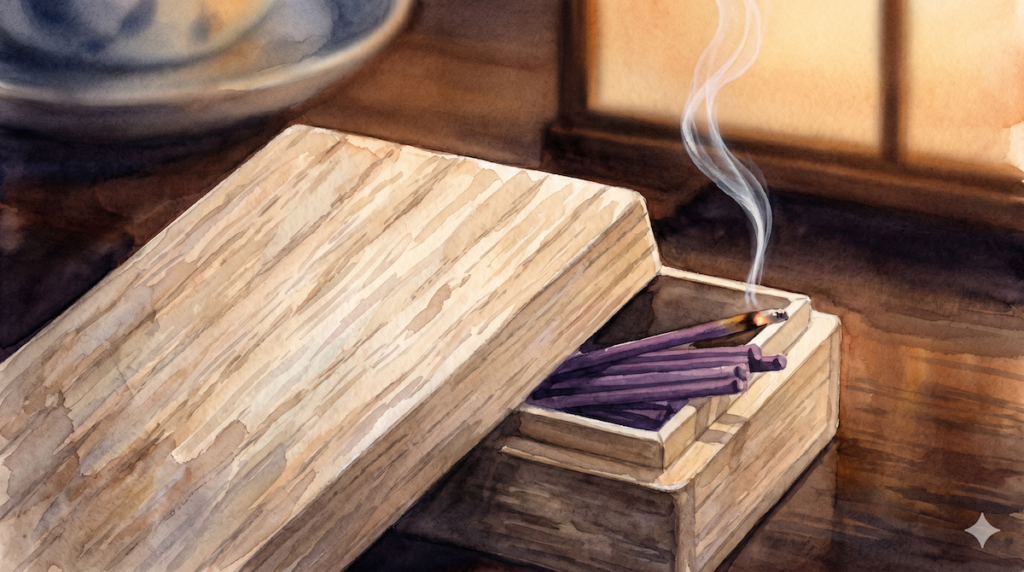 家族葬の香典代わりに贈られた温かいお線香の贈り物