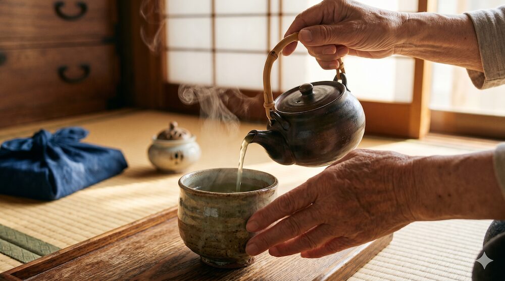 服喪の作法を終えて心を整える温かいお茶