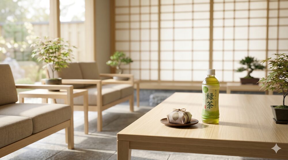 火葬場での食べ物の持ち帰りマナーを象徴するお茶