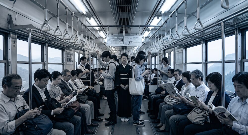 電車での喪服姿と周囲の視線の心理