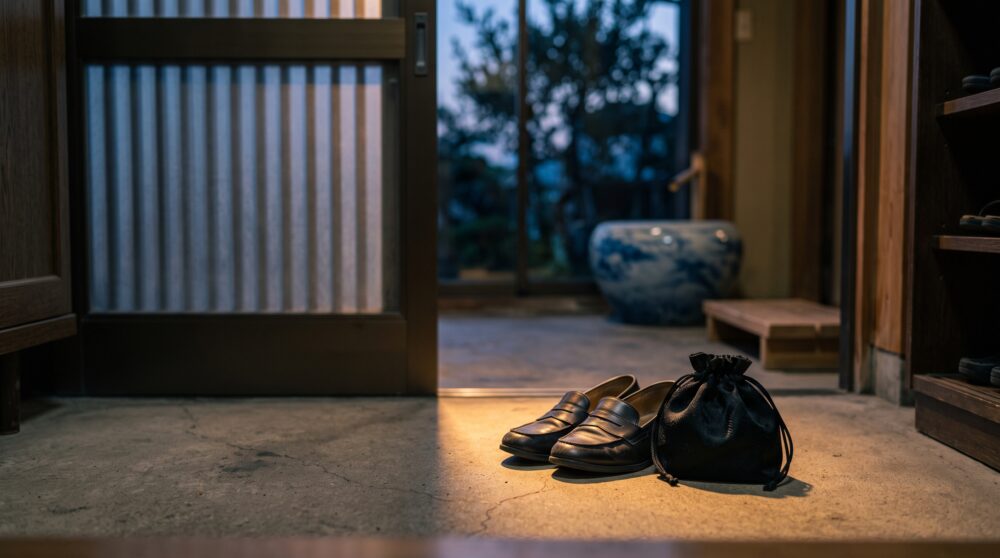 葬儀の合間、実家を後にする姉の後ろ姿