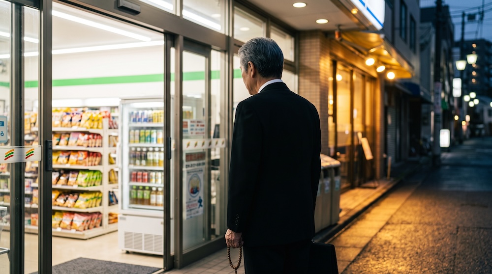 喪服のまま買い物マナー違反の不安